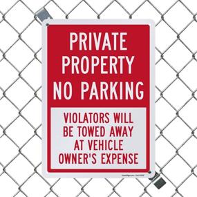 img 2 attached to Private Property No Parking Sign