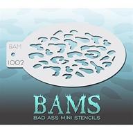 bad ass leopard stencil bam1002 logo