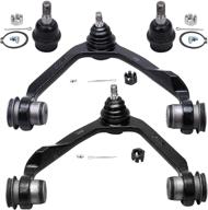 🔧 detroit axle - 4wd front upper control arms and lower ball joints replacement kit for ford f-150, f-250, expedition & lincoln navigator - 4pc set logo