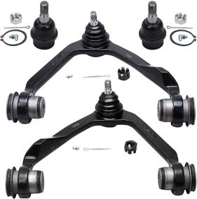 img 4 attached to 🔧 Detroit Axle - 4WD Front Upper Control Arms and Lower Ball Joints Replacement Kit for Ford F-150, F-250, Expedition & Lincoln Navigator - 4pc Set