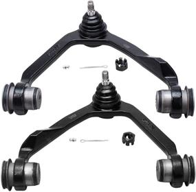 img 2 attached to 🔧 Detroit Axle - 4WD Front Upper Control Arms and Lower Ball Joints Replacement Kit for Ford F-150, F-250, Expedition & Lincoln Navigator - 4pc Set