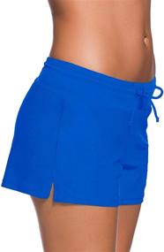 img 3 attached to Happy Sailed Boardshorts Tankini Bottoms