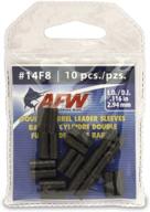 🎣 enhance your fishing experience with american fishing wire double barrel crimp sleeves logo