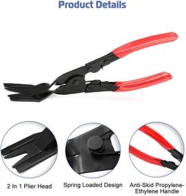 img 2 attached to 🔧 Apeixoto 3PCS Auto Clip Pliers Set &amp; Fastener Remover Kit for Car Audio Dash Door Panel Window Molding - AP1007K