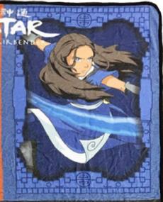 img 3 attached to Avatar Airbender Katara Fleece Blanket