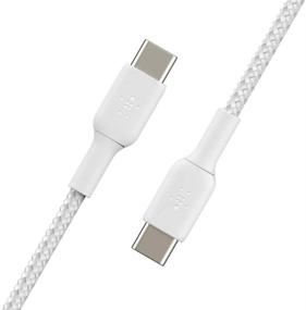 img 3 attached to 🔌 Усиленный запуск кабеля USB-C на USB-C от Belkin - белый, длина 1M / 3.3FT, CAB004bt1MWH