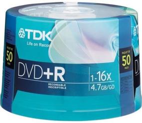 img 1 attached to 📀 TDK 16X DVD+R 50-Pack Spindle, DVD+R47FCCB50M Model