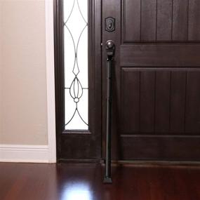 img 3 attached to Adjustable-Length Portable Door Security Bar for Home Defense - Product Trend, 28 Inches