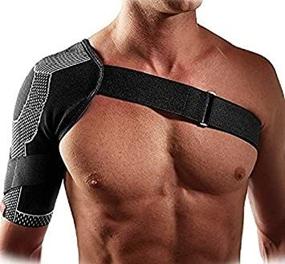 img 3 attached to 🏋️ McDavid 5126 4-Way Elastic Shoulder Wrap: Advanced Level 2 Support for Shoulder Injuries