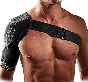 img 4 attached to 🏋️ McDavid 5126 4-Way Elastic Shoulder Wrap: Advanced Level 2 Support for Shoulder Injuries