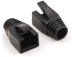 img 3 attached to 🔒 Premium Black Ethernet Connector Boots - VCE 30 Pack for Enhanced Protection