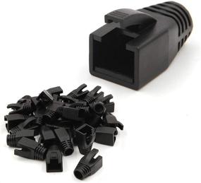 img 4 attached to 🔒 Premium Black Ethernet Connector Boots - VCE 30 Pack for Enhanced Protection