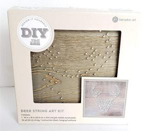 img 4 attached to 🦌 Приготовьтесь творить с набором для рукоделия Jillibean Soup Hampton Art Deer String Art Kit - Создавайте собственные изделия из пряжи с JBS DIY!