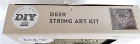 img 3 attached to 🦌 Приготовьтесь творить с набором для рукоделия Jillibean Soup Hampton Art Deer String Art Kit - Создавайте собственные изделия из пряжи с JBS DIY!