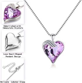 img 3 attached to Birthday Birthstone Girlfriend Anniversary Valentines Girls' Jewelry