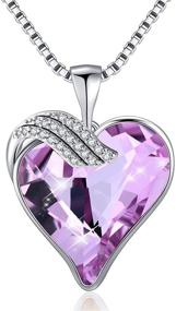 img 4 attached to Birthday Birthstone Girlfriend Anniversary Valentines Girls' Jewelry