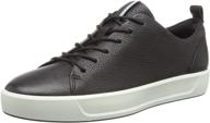 👟 ecco fashion sneaker black: stylish and comfortable footwear in size 12-12.5 logo