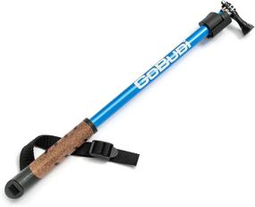 img 2 attached to 📷 GOBUDi Action Camera Selfie Stick | Compatible with All GoPro Models | Mount Pole with Wrist Strap | For Hero 2, 3, 4, 5 Camera | Extendable, Sturdy, Lightweight & Waterproof | Holds GoPro Remote | Blue +
