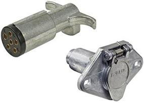 img 1 attached to 🔌 POLLAK 11-609EP Metal 6-Way Socket: Reliable and Durable Automotive Connector