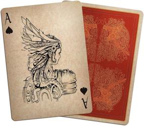 img 1 attached to 🚲 Bicycle Valkyrie Playing Cards - Exquisite Offerings by Gent Supply