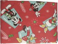 mesmerizing disney christmas vinyl mickey tablecloth: festive & durable décor logo