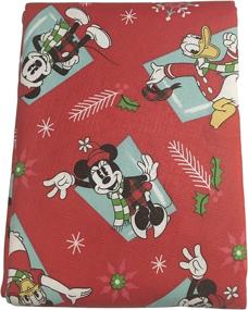 img 1 attached to Mesmerizing Disney Christmas Vinyl Mickey Tablecloth: Festive & Durable Décor