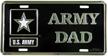 honor country army license plate logo