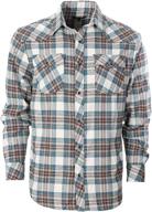 👕 gioberti western brushed checkered charcoal shirts: classic men's clothing collection logo