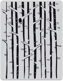 img 3 attached to 🌳 HERO ARTS Birch Forest Background Cling Stamp – FRST