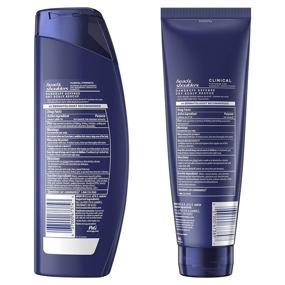 img 2 attached to 🧴 New Formula Head & Shoulders Clinical Strength Dandruff Shampoo and Conditioner with Manuka Honey for Dry Scalp Rescue - 13.5 Oz, 9.1 Oz