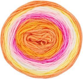 img 2 attached to Красная пряжа "Red Heart Yarn Roly Sunrise