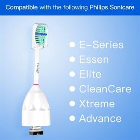 img 3 attached to 🪥 Vochigh Replacement Toothbrush Heads: Compatible with Philips-Sonicare - Fits e-Series, CleanCare & Xtreme Handles, 6 Pack