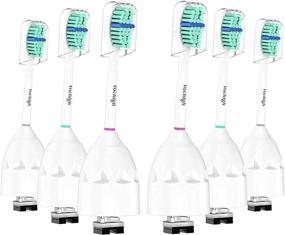 img 4 attached to 🪥 Vochigh Replacement Toothbrush Heads: Compatible with Philips-Sonicare - Fits e-Series, CleanCare & Xtreme Handles, 6 Pack