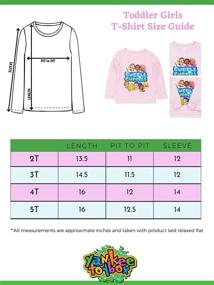 img 3 attached to Bubble Guppies Toddler Sleeve T Shirt Girls' Clothing and Tops, Tees & Blouses