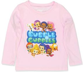 img 4 attached to Bubble Guppies Toddler Sleeve T Shirt Girls' Clothing and Tops, Tees & Blouses
