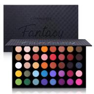 💄 long lasting, blendable eyeshadow palette with highly pigmented matte, shimmer, and metallic natural colors - perfect eyeshadow kit for makeup enthusiasts - ideal cosmetics giftset logo