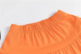 img 3 attached to CARPE DIEM STF Cotton Length Ruched Girls' Clothing for Skirts & Skorts