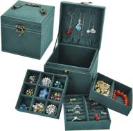 anguipie jewelry organizer accessories case，green logo