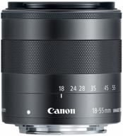 📸 canon ef-m 18-55mm f3.5-5.6 stm lens with image stabilization: compact system lens for superior image quality logo