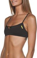 arena rulebreaker bandeau black yellow x small sports & fitness logo