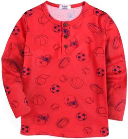 img 3 attached to Boyoo Toddler Sleeve Graphic 2 7Years Boys' Clothing in Tops, Tees & Shirts