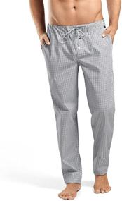 img 1 attached to 🌙 HANRO Night Woven Lounge: Premium Medium Men's Sleep & Lounge Attire