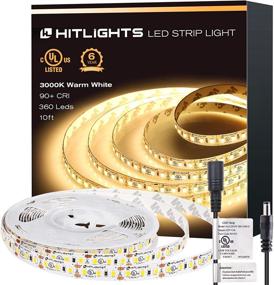 img 4 attached to Optimized for SEO: HitLights Warm White LED Strip Lights