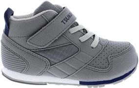 img 2 attached to 👶 TSUKIHOSHI 2511 Racer Mid Baby Sneaker: Comfortable and Stylish Footwear for Little Ones