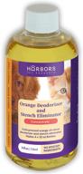 🍊 harbor's orange deodorizer and pet stench eliminator: instantly clean and remove dog & cat urine odor. natural aroma for rugs, furniture, mattresses. concentrated formula makes 1 gal spray! logo