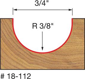 img 2 attached to 🔧 Enhance Your Woodworking with Freud Radius Round Shank 18 112 Tool