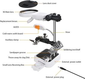 img 2 attached to Adjustable Magnifying Soldering Magnifier by AZFUNN - Enhance your Precision Work!