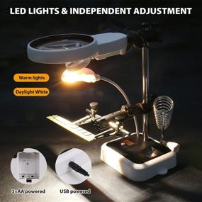 img 3 attached to Adjustable Magnifying Soldering Magnifier by AZFUNN - Enhance your Precision Work!