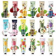 🌺 18-pack bonniestore plant fruits fragrance hand cream: moisturizing mini hand lotion set for women bridesmaid - 30ml - perfect travel gift and hand care cream bundle logo