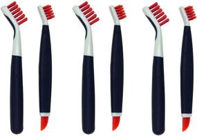 img 4 attached to 🧹 Optimized OXO Good Grips Deep Cleaning Brush Set (3 Pack)